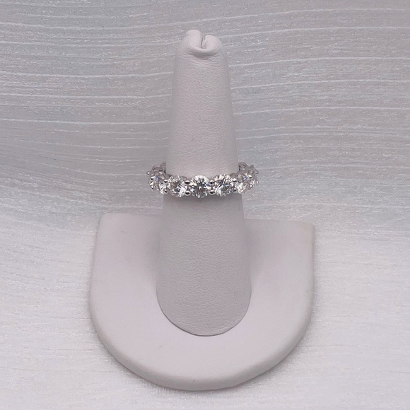 7 CT Moissanite Dimond Full Eternity Band - Picture 1 of 3